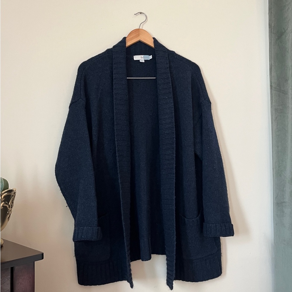 Boden Women's Navy Open-Front Cardigan